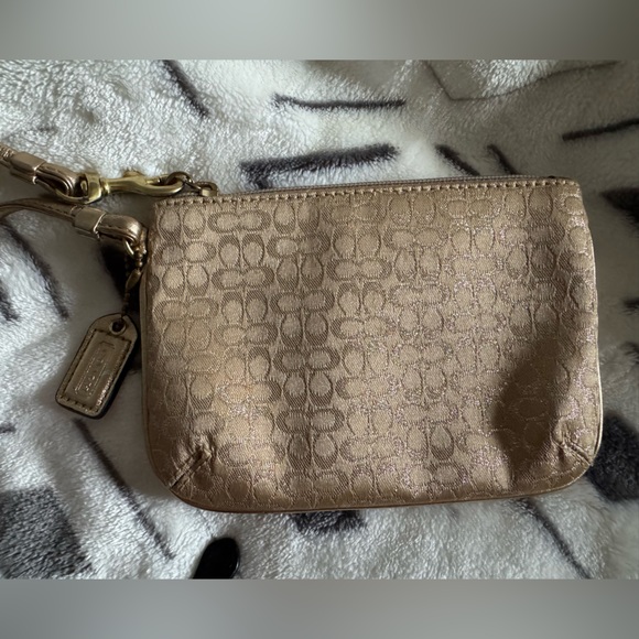 Coach Black and Gold Wristlets - Picture 6 of 9